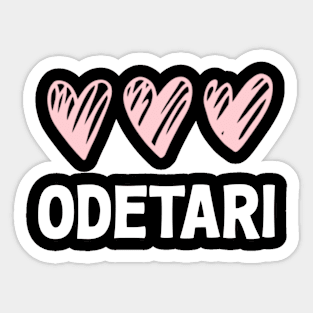 ODETARI Sticker